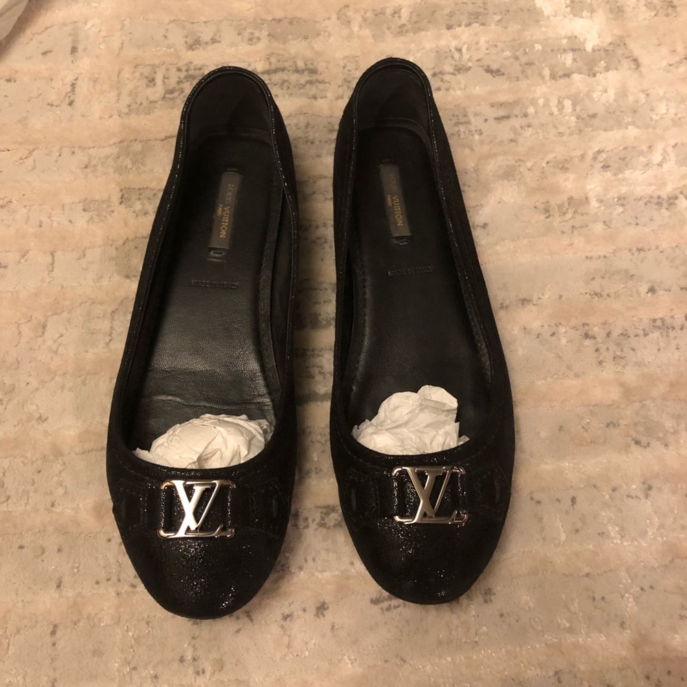 ⛔️SOLD⛔️ Louis Vuitton Flats moccasins black 39